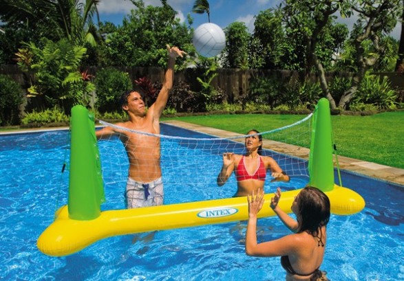 Pool Volleyball Game